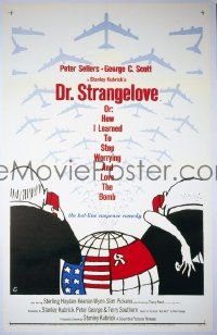 #360 DR STRANGELOVE one-sheet movie poster '64 Sellers, Scott, Kubrick!