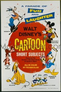 WALT DISNEY'S CARTOON SHORT SUBJECTS 1sheet