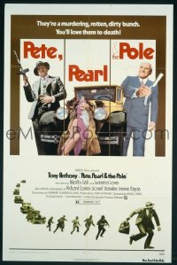 A931 PETE, PEARL & THE POLE one-sheet movie poster '73 Tony Anthony