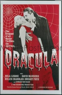 #001 DRACULA 1sh R60s Bela Lugosi, Universal 