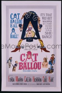 #071 CAT BALLOU 1sh '65 Fonda, Marvin, Callan 