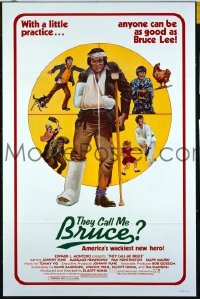 B064 THEY CALL ME BRUCE one-sheet movie poster '82 Johnny Yune