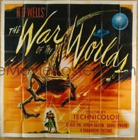 #042 WAR OF THE WORLDS 6sheet '53 Gene Barry