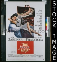 #8046 NAKED MAJA 1sh '59 Ava Gardner 