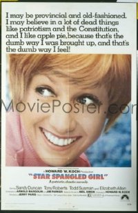 Q626 STAR SPANGLED GIRL one-sheet movie poster '71 Sandy Duncan