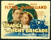 1136 CHARGE OF THE LIGHT BRIGADE title lobby card '36 Errol Flynn
