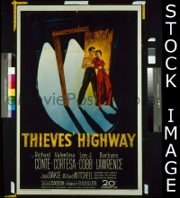 #638 THIEVES HIGHWAY 1sh '49 Jules Dassin 