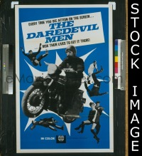 #7494 DAREDEVIL MEN 1sh '60s stunt men! 