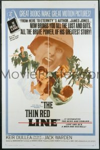 B066 THIN RED LINE one-sheet movie poster '64 James Jones