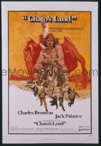 #132 CHATO'S LAND 1sh '72 Bronson, Palance 