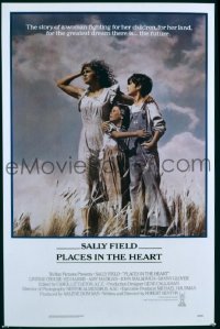 A939 PLACES IN THE HEART one-sheet movie poster '84 Sally Field
