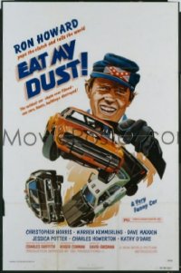 A336 EAT MY DUST one-sheet movie poster '76 Ron Howard, car racing!