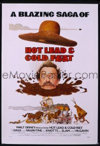 #1441 HOT LEAD & COLD FEET 1sh 78 Don Knotts 
