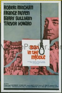 #1785 MAN IN THE MIDDLE 1sh '64 Mitchum 