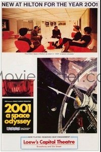 143 2001: A SPACE ODYSSEY paper backed 1sheet