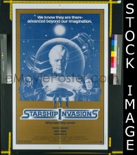 #9785 STARSHIP INVASIONS 1sh '77 Vaughn, Lee 