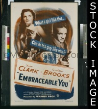 #218 EMBRACEABLE YOU 1sh '48 Clark, Brooks 