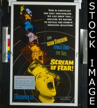 #497 SCREAM OF FEAR 1sh '61 Hammer, Strasberg 