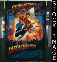 #231 LAST ACTION HERO 1sh '93 Schwarzenegger 