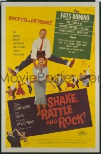 Q553 SHAKE, RATTLE & ROCK one-sheet movie poster '56 Fats Domino