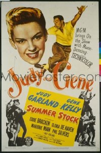 Q668 SUMMER STOCK one-sheet movie poster '50 Judy Garland