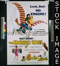 #335 MONKEY'S UNCLE 1sh '65 Walt Disney 
