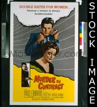 #353 MURDER BY CONTRACT 1sh '59 Edwards 