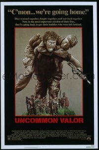 #668 UNCOMMON VALOR 1sh '83 Gene Hackman 
