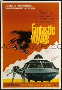 VHP7 486 FANTASTIC VOYAGE ultra rare special movie poster '66 Welch