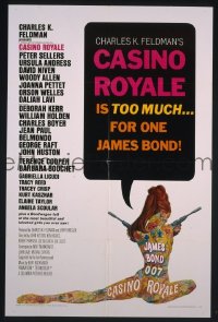 #083 CASINO ROYALE 1sh '67 Bond spoof! 