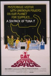P350 CAT FROM OUTER SPACE one-sheet movie poster '78 Walt Disney