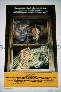 A367 FAREWELL MY LOVELY one-sheet movie poster '75 Robert Mitchum