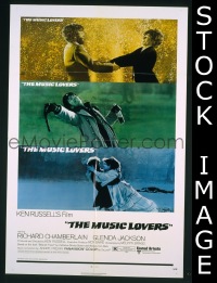 #9515 MUSIC LOVERS 1sh '71 Ken Russell 