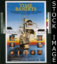 B080 TIME BANDITS one-sheet movie poster '81 John Cleese, Sean Connery
