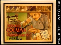 #134 ARROWSMITH TC '31 Ronald Colman 