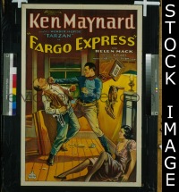 #234 FARGO EXPRESS 1sh '33 Ken Maynard 