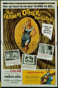 #1217 FARMER'S OTHER DAUGHTER 1sh '65 sexy! 
