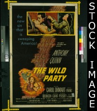 WILD PARTY ('56) 1sheet