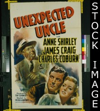 #597 UNEXPECTED UNCLE 1sh '41 Shirley, Craig 
