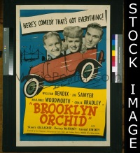 P293 BROOKLYN ORCHID one-sheet movie poster '42 William Bendix