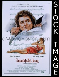 #671 UNFAITHFULLY YOURS 1sh '84 Dudley Moore 