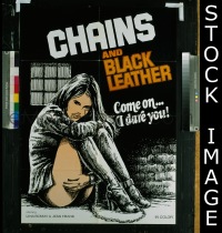 #7307 CHAINS & BLACK LEATHER 1sh77 wild image 