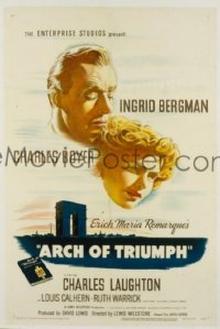 #032 ARCH OF TRIUMPH 1sh '47 Bergman 