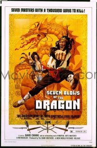 #019 7 BLOWS OF THE DRAGON 1sh '73 