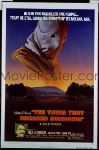 Q767 TOWN THAT DREADED SUNDOWN one-sheet movie poster '77