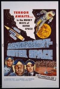 P137 ASSIGNMENT-OUTER SPACE one-sheet movie poster '62 sci-fi!