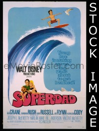#9820 SUPERDAD 1sh '74 Walt Disney 