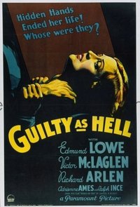 149 GUILTY AS HELL paperbacked 1sheet