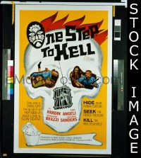#7012 1 STEP TO HELL 1sh '67 human torture!