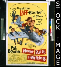 #1928 NEVER PUT IT IN WRITING 1sh '64 Boone 